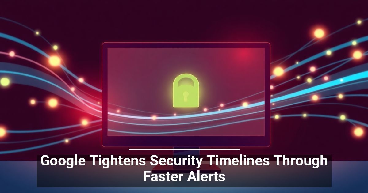 Google Tightens Security Timelines Through Faster Alerts