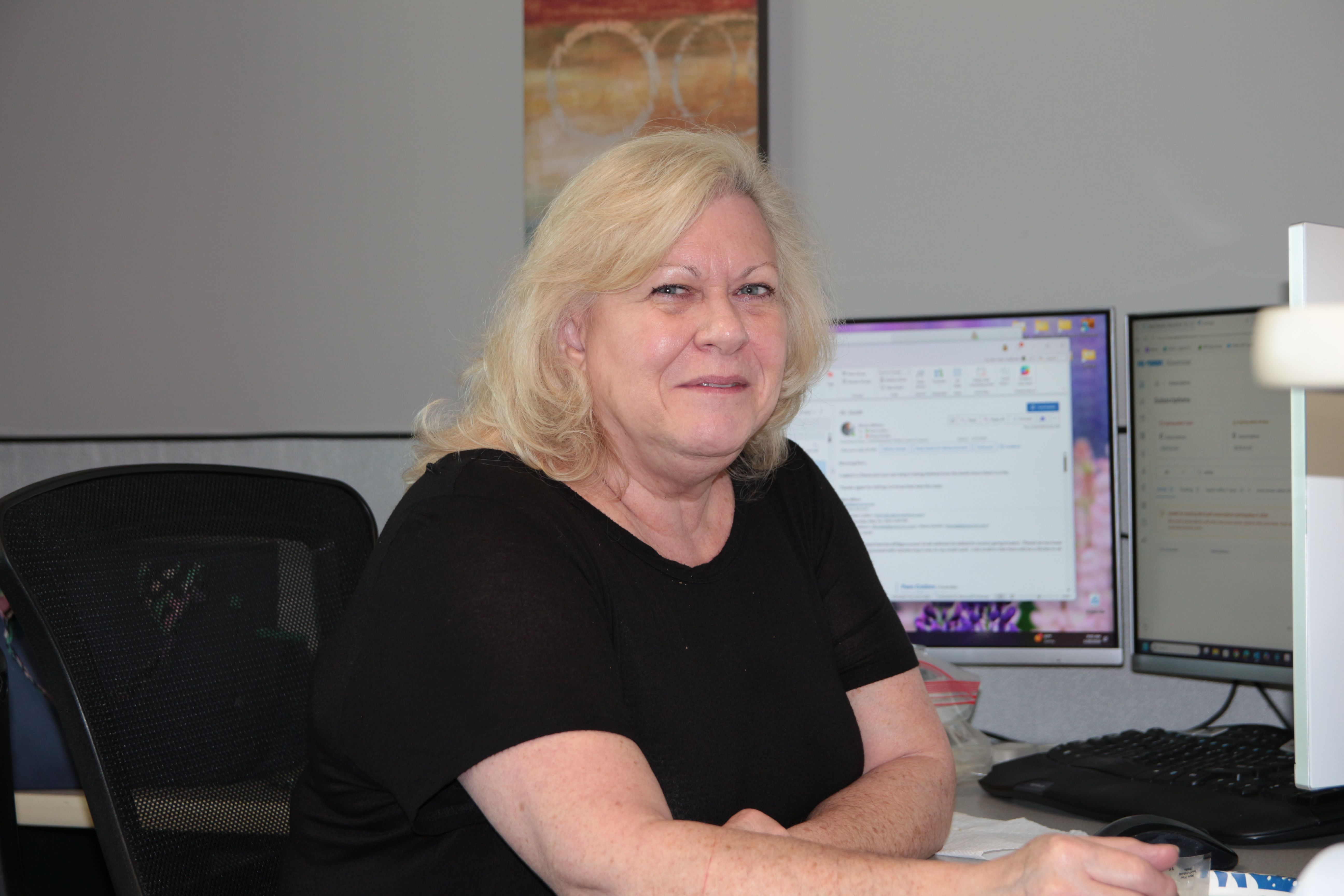 An experienced Cygnus Systems technician at work in our Southfield, Michigan support center